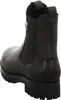 A black leather boot shown from the side and back. Produktbild-Vorschau