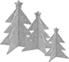 XMAS Weihnachtsdekoration Filz Weihnachtsbaum 3er-Set 15, Produktbild-Vorschau 4
