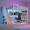 Zerbaco hoogslaper, 90x200 cm, eenpersoonsbed met ijzeren Productafbeelding-voorbeeld 1