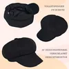 Ballonmütze Damen Schirmmütze Barett Achteck Cap Schwarz Produktbild-Vorschau 4