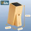 Vilde | Bloc à couteaux - Support à couteaux - en bambou - Voir les images du produit 4