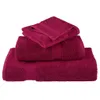 vidaXL Premium Handtücher SOLUND 10 Stk. Bordeaux 50x100 cm Produktbild-Vorschau 3