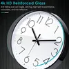 Wanduhr, Wanduhren, Küchenuhr, 3D Ziffern 30cm Lautlos Produktbild-Vorschau 2