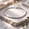 Silberfarbenes Schlangenarmband 20 cm für Damen und Herren, Produktbild-Vorschau 6