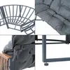 Loungeset 'Karg' Sofa mit Couchtisch Kissen Dunkelgrau / Produktbild-Vorschau 11
