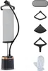 A garment steamer and its accessories are displayed against a white background. Produktbild-Vorschau