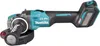 A cordless angle grinder is shown against a white background. Voir les images du produit