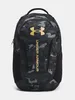 A studio shot of a black camouflage backpack with gold branding. Náhled obrázku produktu