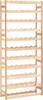 A tall, narrow wooden wine rack with many shelves. Náhled obrázku produktu