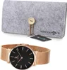 Alienwork Damen Herren Armbanduhr Quarz rose-gold mit Produktbild-Vorschau 5
