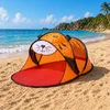 PopUP Muschel Strandmuschel Strandzelt Tiger L180xB95xH75cm Produktbild-Vorschau 1