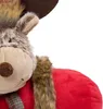 Linen & More Rudolf Zugluftstopper rot – Gesstrickt mit Produktbild-Vorschau 2