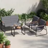 COSTWAY Gartenmöbel Set, Lounge Möbel Outdoor, Sitzgruppe Produktbild-Vorschau 2