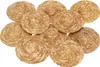 10 stuks poppenstrooihutjes, mini-handgeweven grasmutsen, Productafbeelding-voorbeeld 1