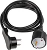 AS SCHWABE Rallonge PVC 2m, noir (50212) Voir les images du produit 2