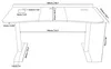Arozzi Arena Mittel Gaming-Schreibtisch - 140 x 76 x 71 cm Produktbild-Vorschau 5
