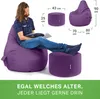 Green Bean® Sitzsack mit Rückenlehne + Hocker "Cozy+Stay" Produktbild-Vorschau 3