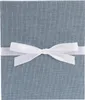Leporello Fotoalbum Leinen mit Schleife 15,5x19 cm blau Produktbild-Vorschau 1