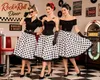 Rockabilly Rock 50er Jahre Schwarz Weiß Vintage Tellerrock Produktbild-Vorschau 7