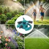 Gartensprinkler, Drehbarer Sprinkler Mit 3 Armen, 360°, Produktbild-Vorschau 1