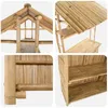 vidaXL Outdoor Bartisch Natur 115 x 95 x 214 cm Bambus Produktbild-Vorschau 6