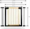 Cancelletto di sicurezza per scale - 76-104 cm - nero e Anteprima dell’immagine prodotto 8