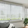 vidaXL Spitzenvorhang mit Vorhängen Floral Weiß 160 x 400 Produktbild-Vorschau 2