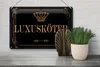 Blechschild Hinweis 20x30 cm Luxusköter Krone Deko Schild Produktbild-Vorschau 5