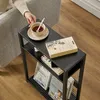 Mały stolik boczny z uchwytem na czasopisma, 3 półki, Podgląd zdjęcia produktu 8