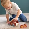 drewniana remiza strażacka howa - remiza strażacka z wozem Podgląd zdjęcia produktu 7