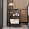 Nachttisch für das Schlafzimmer im Loft-Stil, schwarz, mit Produktbild-Vorschau 2