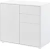 Sideboard 'Paarl' 74x79x36 cm Weiß, matt Produktbild-Vorschau 1