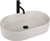 Lavabo Da Appoggio Rea Nadia 60  Beige Anteprima dell’immagine prodotto 1