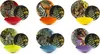 Six sets of decorative plates and bowls, each featuring a different animal and leaf motif, arranged in two rows of three. Anteprima dell’immagine prodotto