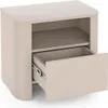Aura Nachttisch 58 cm in Kaschmir mit Push-to-Open Produktbild-Vorschau 4