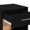 Nachttische 2 Stk. Schwarz 35x34x65 cm Holzwerkstoff Produktbild-Vorschau 9