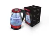 Glas-Wasserkocher, rot LED-Beleuchtung 2000 W 1,7 l Aqua Produktbild-Vorschau 6