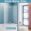 SONNI Panneau de baignoire pour salle de bains avec verre Voir les images du produit 1