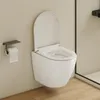 EMKE Hänge-WC spülrandlos Keramik Wassersparend Wandmontage Produktbild-Vorschau 2