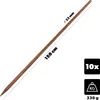 KADAX Holzstäbe 150 cm x 23 mm, 10er Set, Pflanzstäbe aus Produktbild-Vorschau 3