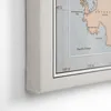 Hochwertige Canvas Weltkarte mit Kork-Pinnwand - 150x100 cm Produktbild-Vorschau 3