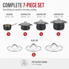 Set de casseroles à induction alpina, 7 pièces – Casseroles Voir les images du produit 11