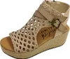 Blowfish Lorrah Damenschuhe Keilsandalen Sandalette Gold Produktbild-Vorschau 14