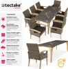 TecTake 404862, Hnědá, 8 sedadlo/sedadel, Dospělí a děti, Náhled obrázku produktu 3