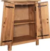 Armoire d'appoint pour salle de bain en pin massif 59x32x80 Voir les images du produit 4
