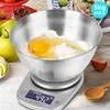 Duronic KS5000 SR/SS Küchenwaage | 5 kg Digitalwaage oval Produktbild-Vorschau 3