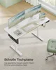 Songmics Schreibtisch, 140cm, weiß, elektrisch Produktbild-Vorschau 2