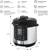 TurboTronic Druckkochtopf 6L mit 2x Topf Edelstahltopf und Produktbild-Vorschau 2
