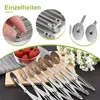 7-Rad Pizzaschneider aus Edelstahl – Verstellbarer Produktbild-Vorschau 3