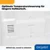 Close-up view of the interior of a refrigerator, showing the freezer control panel and a vent. Produktbild-Vorschau